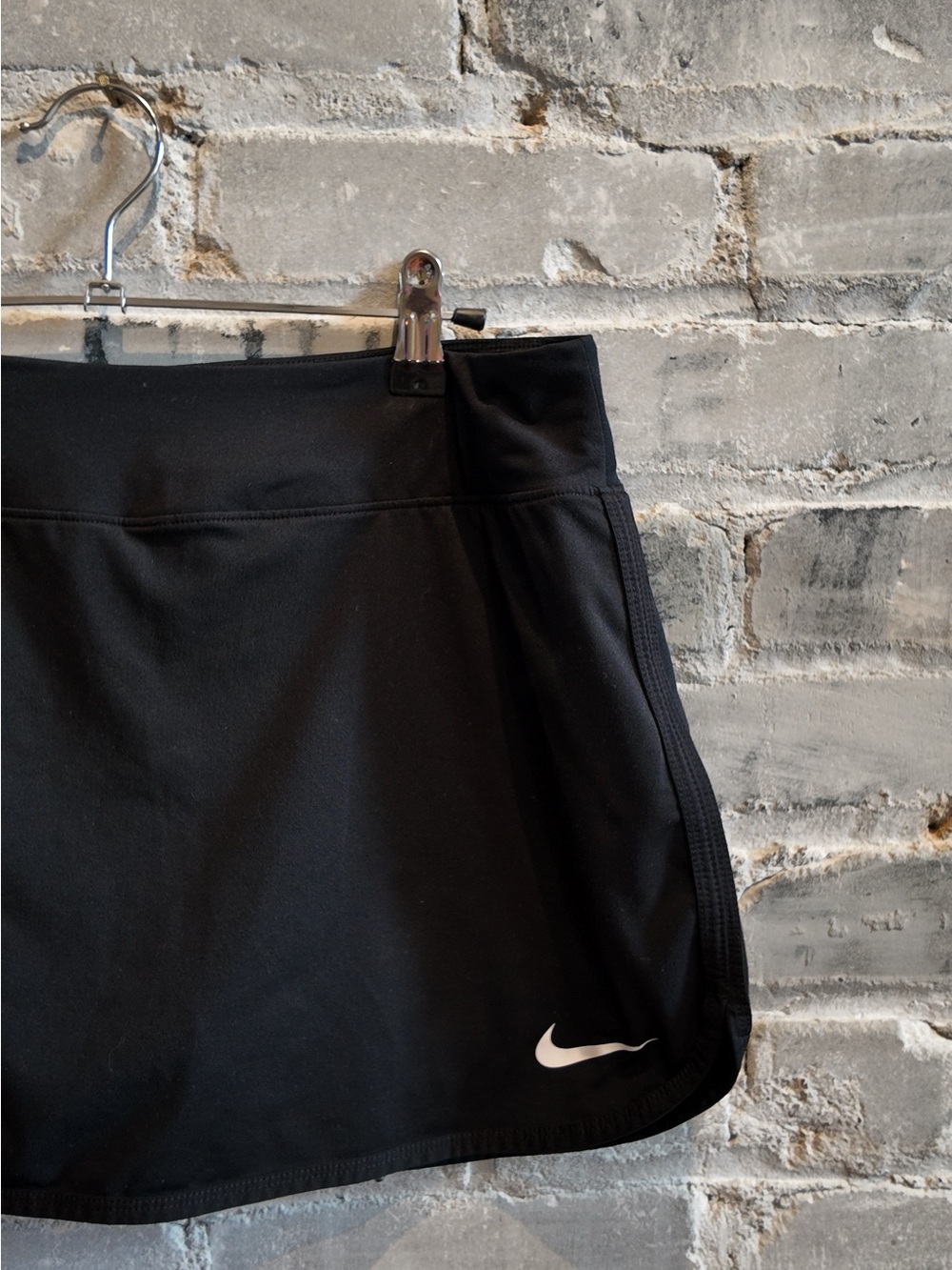 Nike Girls Dri-FIT Black Athletic Tennis Skort - Kids Medium - Picture 2 of 9